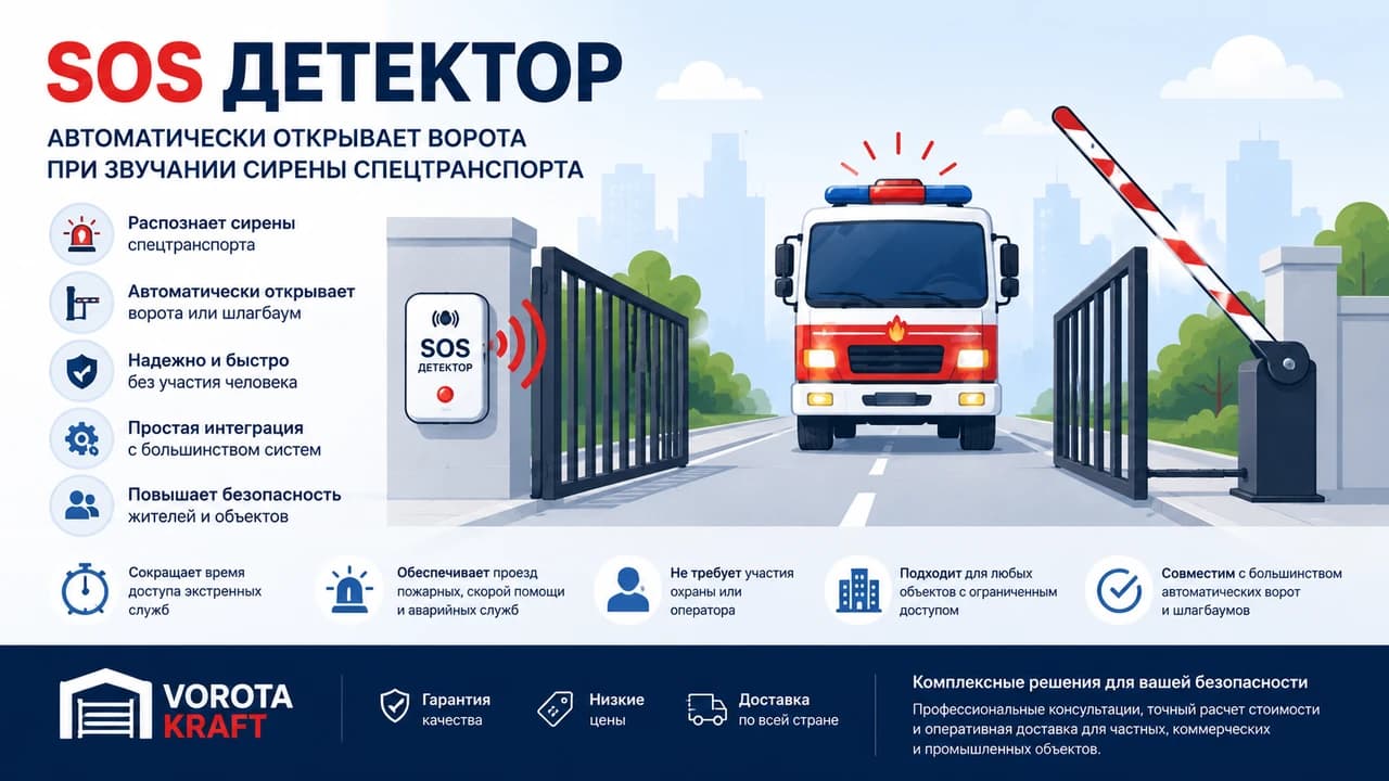 SOS Детектор — интеллектуальное решение для быстрого доступа экстренных служб