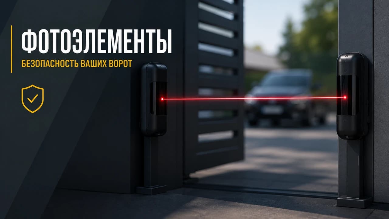 Преимущества фотоэлементов DoorHan