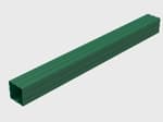 Опора 80х80х2 мм для ограждений RAL6005 (зеленый)