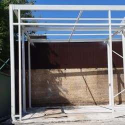 Установка 6 секционных ворот для коммунальных служб в г. Москва