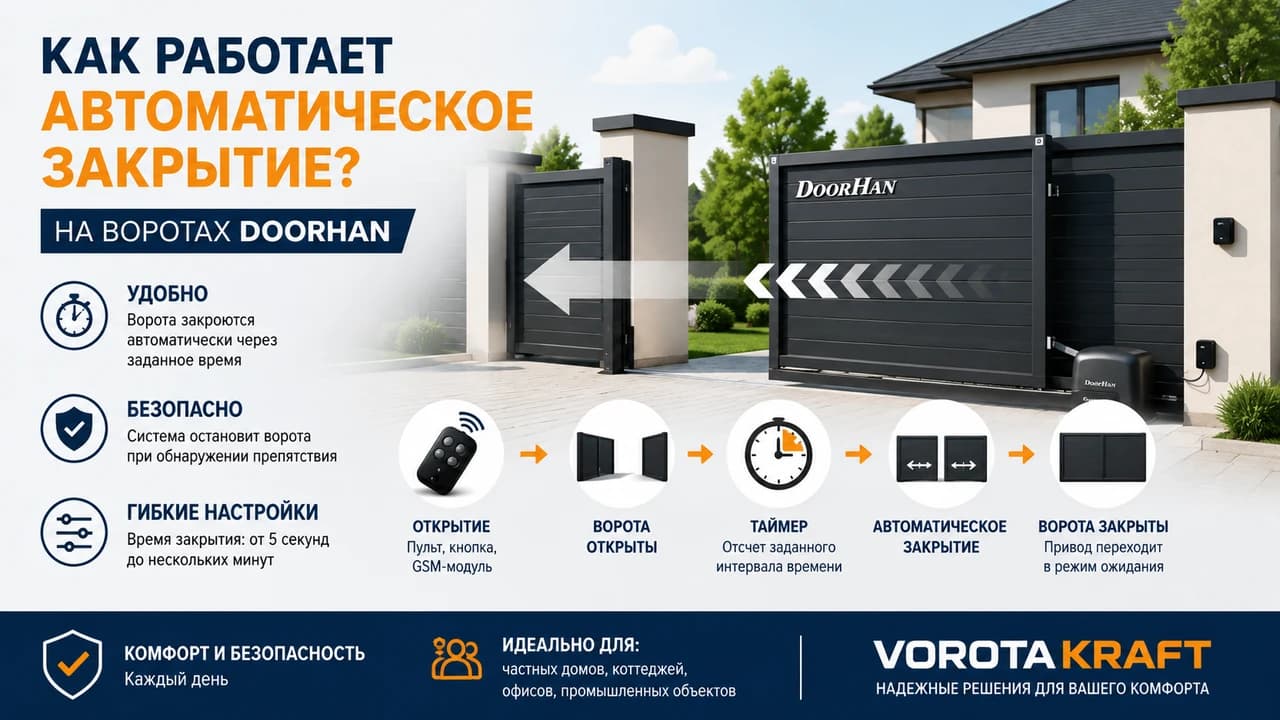 Автозакрытие ворот