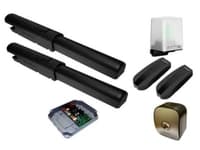 Комплект привода SW-3000PROKIT, в составе привода SWING-3000PRO-2 шт, блок управления - SW-mini, ключ-кнопка KEYSWITCH-N, фотоэлементы PHOTOCELL-N, лампа сигнальная LAMP-PRO.
